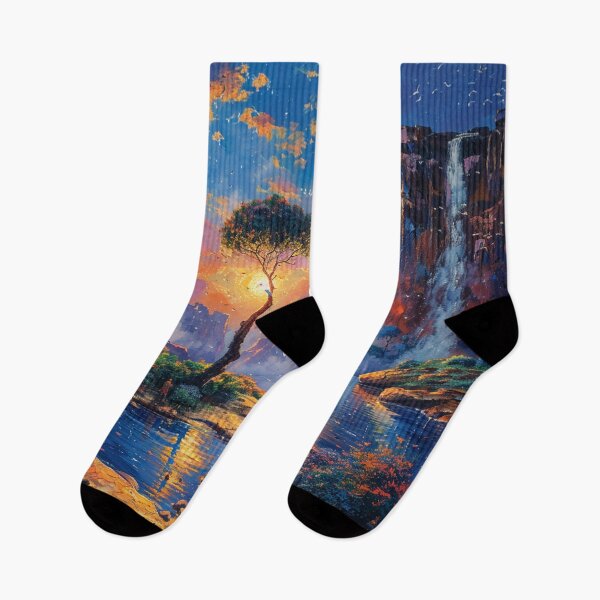 Item preview, Sunrise Waterfalls designed and sold by Dawn van Doorn.
