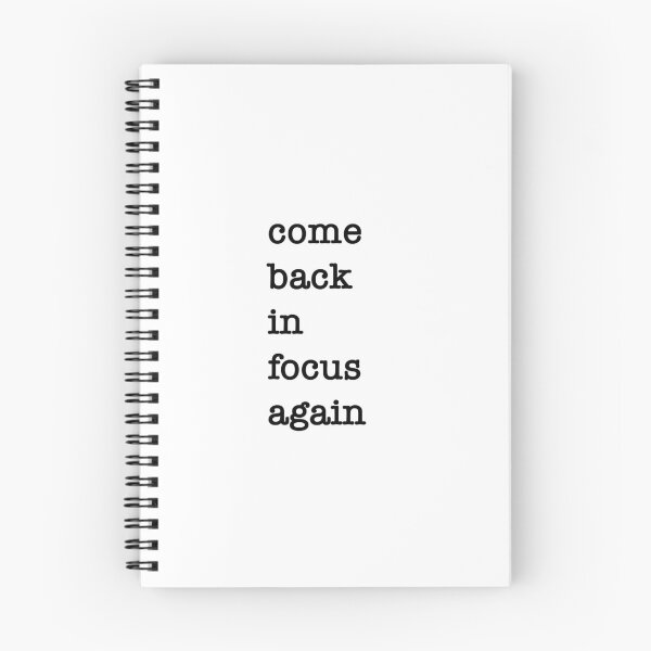 Item preview, Come Back in Focus Again – Motivational Design designed and sold by shufflik.