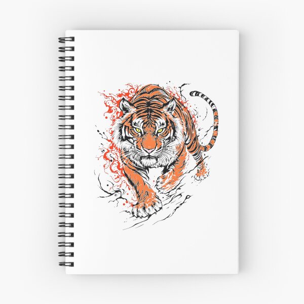 Item preview, Modern Trendy  japanese tiger ,Fire of the Tiger designed and sold by SOUFIANE1991.