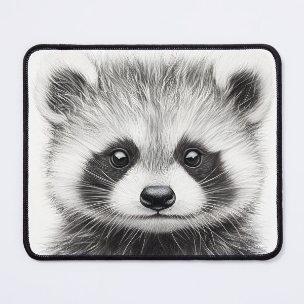 Item preview, Realistic Red Panda pencil drawing designed and sold by Pencil-Art.