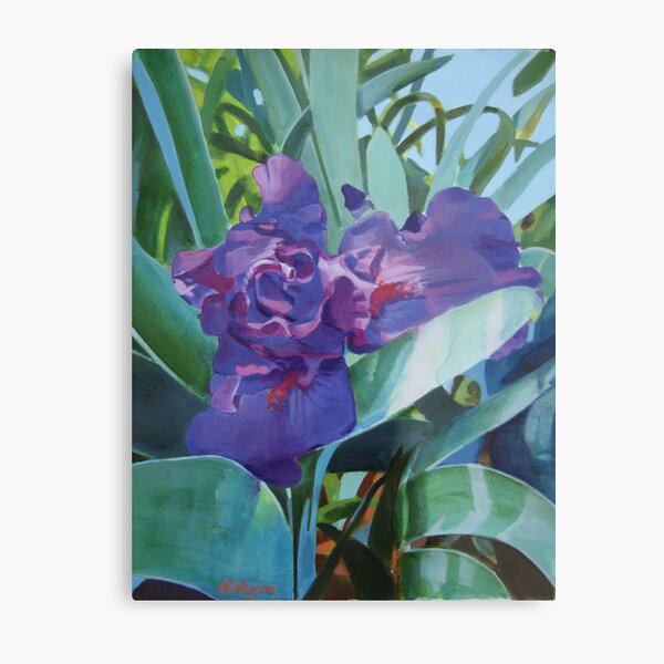 Purple Iris Metal Print
