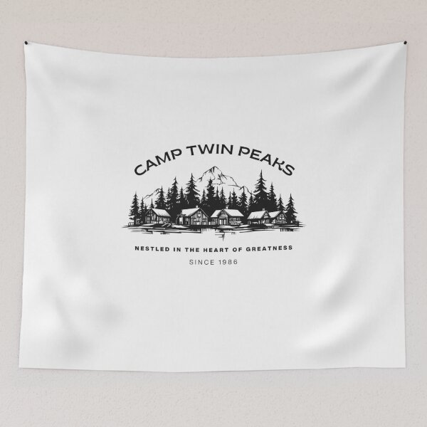 Item preview, Camp twin peaks, nestled in the heart of the valley designed and sold by NicMacTees.