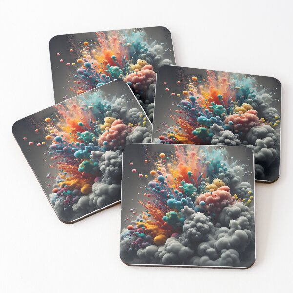 Item preview, Bubbling Cascade of Vivid Hues designed and sold by inkNext.