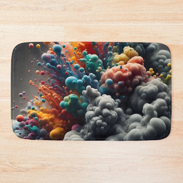 Item preview, Bubbling Cascade of Vivid Hues designed and sold by inkNext.