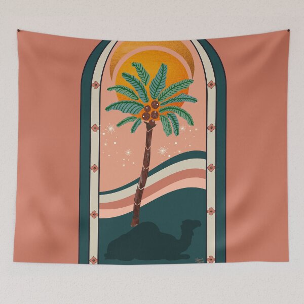 Item preview, View From A Window Moroccan Desert Sunset 1.1 designed and sold by Old Urban Farmhouse Design Studio.