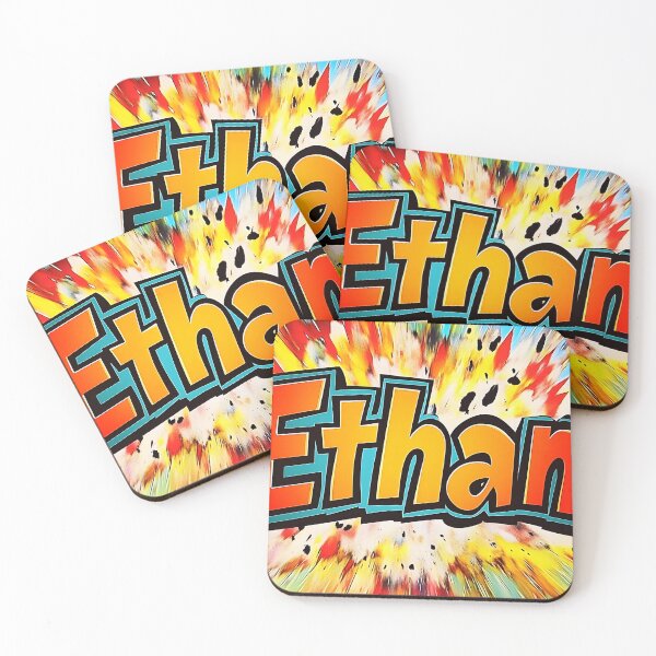 Item preview, Ethan – Explosive Comic-Style Name designed and sold by tokyojeff.