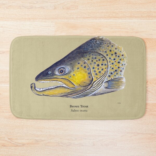 Item preview, Arrow River Brown Trout Painting designed and sold by Stephen Emms.