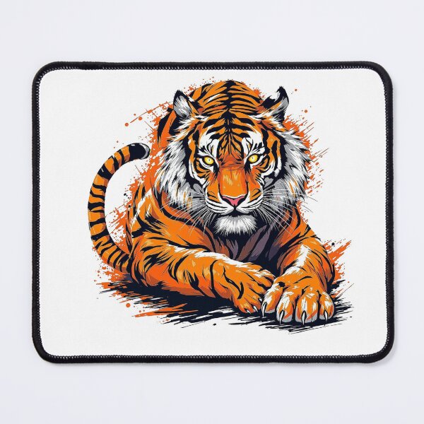 Item preview, Modern Trendy japanese tiger ,Fire of the Tiger designed and sold by SOUFIANE1991.