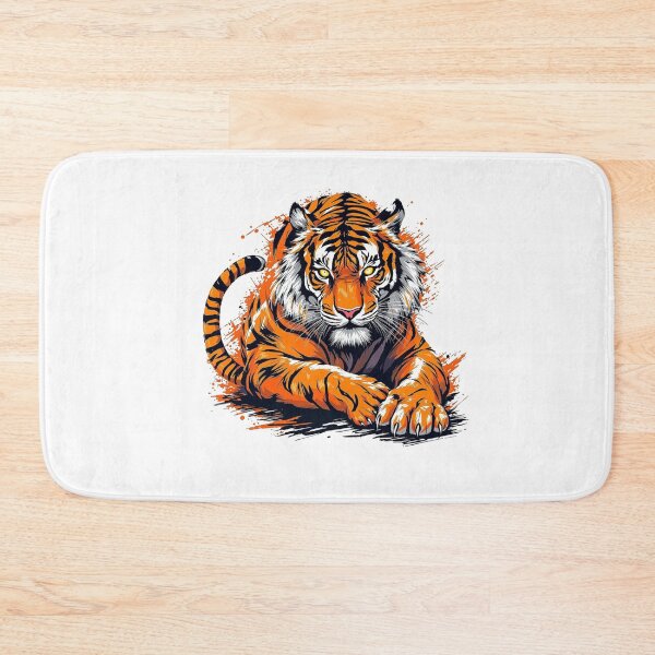 Item preview, Modern Trendy  japanese tiger ,Fire of the Tiger designed and sold by SOUFIANE1991.