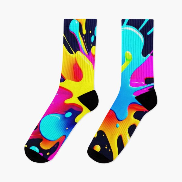 Item preview, Vibrant Paint Splash Abstract Art designed and sold by Health And Fitness Posts e-Store.