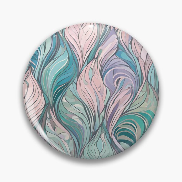 Item preview, Peacock Tail Fanned Mosaic Pattern designed and sold by Glam-OOTD.