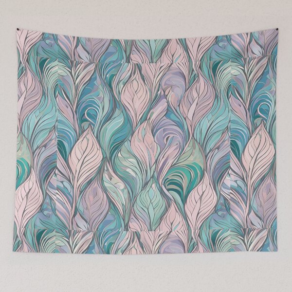 Item preview, Peacock Tail Fanned Mosaic Pattern designed and sold by Glam-OOTD.