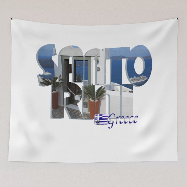 Item preview, Blue Santorini designed and sold by Busycapy.