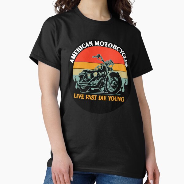 Item preview, American Motorcycles - Live Fast Die Young designed and sold by RockIronHead.
