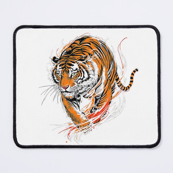 Item preview,  Modern Trendy  japanese tiger ,Fire of the Tiger designed and sold by SOUFIANE1991.