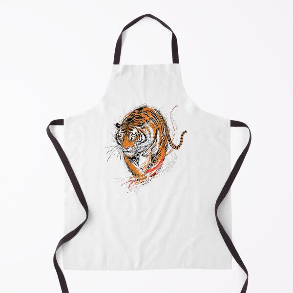 Item preview, Modern Trendy japanese tiger ,Fire of the Tiger designed and sold by SOUFIANE1991.