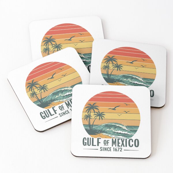 Item preview, Gulf of Mexico Retro Beach Vibes designed and sold by Adrian Kane.
