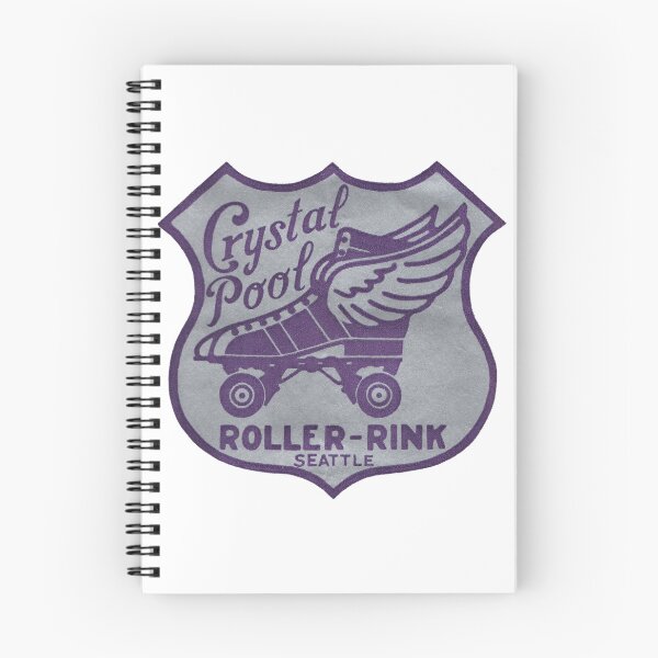 Item preview, Crystal Pool Roller Rink Seattle Washington Roller Skating Rink Sticker Decal Label designed and sold by tislord.