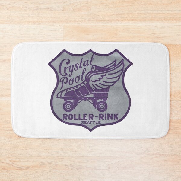 Item preview, Crystal Pool Roller Rink Seattle Washington Roller Skating Rink Sticker Decal Label designed and sold by tislord.