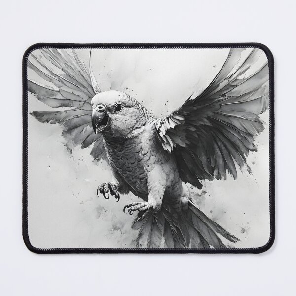Item preview, Realistic Parrot pencil drawing designed and sold by Pencil-Art.