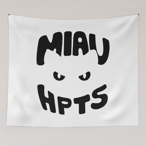Item preview, Minimalist cat design on negative background in Spanish designed and sold by FoxnakeChiros.