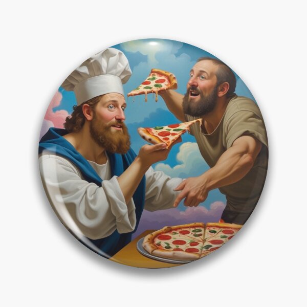 Item preview, Renaissance Pizza Chef - Funny Classical Art Parody designed and sold by TopUpDesign.