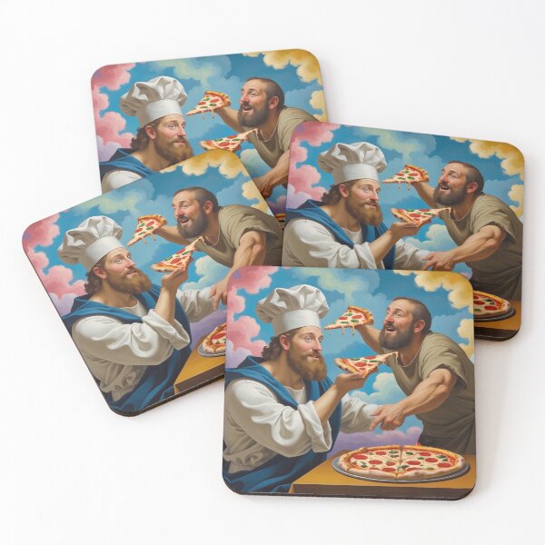 Item preview, Renaissance Pizza Chef - Funny Classical Art Parody designed and sold by TopUpDesign.