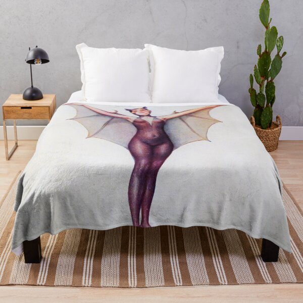 Item preview, Midnight Bat Woman Postcard - Albert Penot designed and sold by Vintage Designs +.