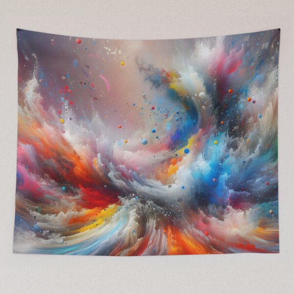 Item preview, Blizzard Symphony of Vibrant Colors designed and sold by inkNext.