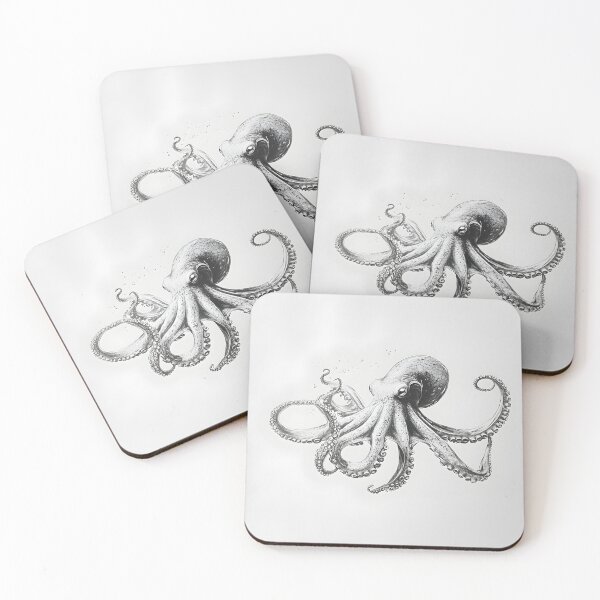 Item preview, Realistic Octopus pencil drawing designed and sold by Pencil-Art.