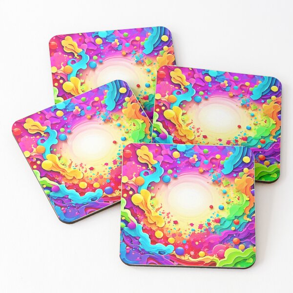 Item preview, Vivid Abstract Color Explosion Art designed and sold by Health And Fitness Posts e-Store.