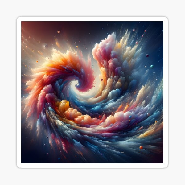 Item preview, Whirling Cascade of Colorful Chaos designed and sold by inkNext.