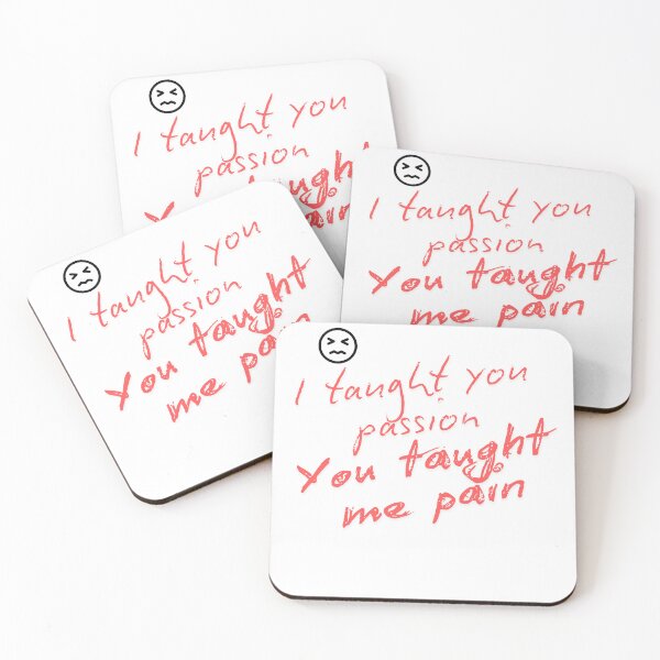 Item preview, "I Taught You Passion, You Taught Me Pain – A Story of Love & Heartbreak" designed and sold by IINSPIRA.