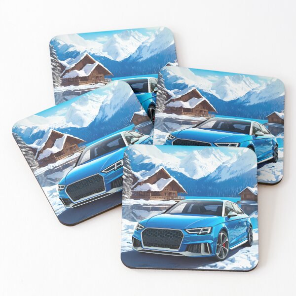 Item preview, Alpine Beast Performance Sedan In Snow designed and sold by RevUpDesign.