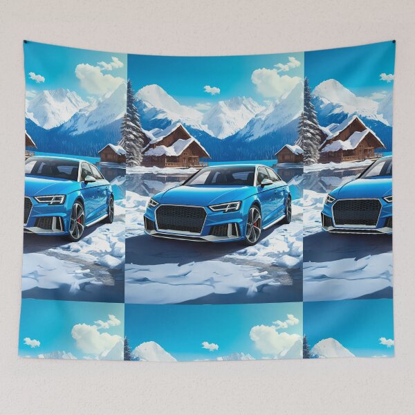 Item preview, Alpine Beast Performance Sedan In Snow designed and sold by RevUpDesign.