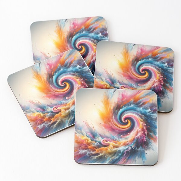 Item preview, Swirling Symphony of Rainbow Colors designed and sold by inkNext.
