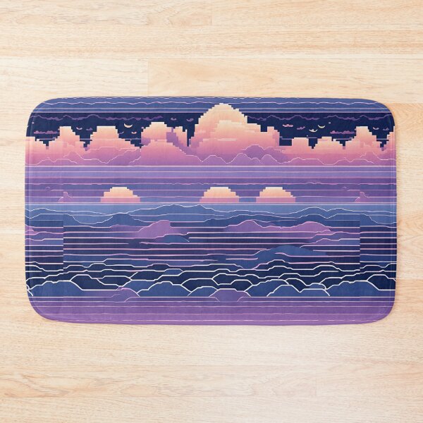 Item preview, Pixel Ocean Sunset designed and sold by Glam-OOTD.