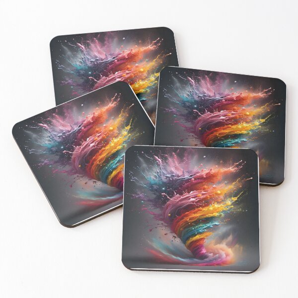 Item preview, Tornado of Blended Vibrant Colors designed and sold by inkNext.