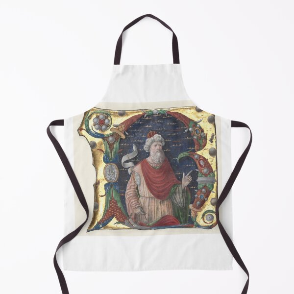 Item preview, Initial R from a Choral Book with King David 1470–1480. Attributed to Guglielmo Giraldi del Magri or del Magro (Italian) designed and sold by Vintage Designs +.
