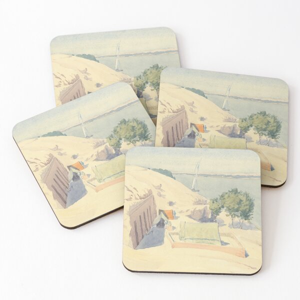 Item preview, Idyllic Campsite along River Nile in Egypt designed and sold by The Egypt Exploration Society.