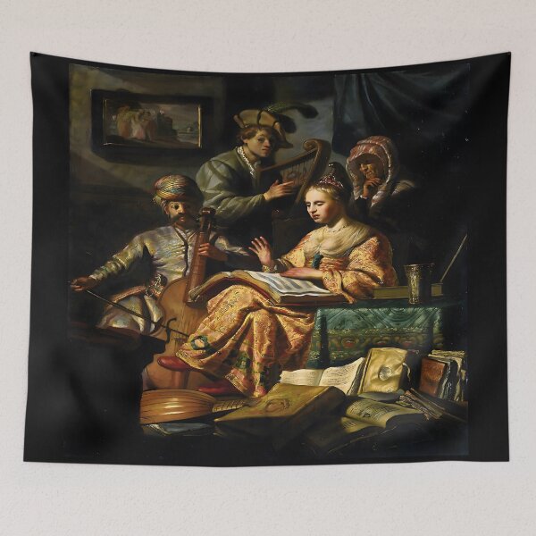 Item preview, Musical Allegory - Rembrandt designed and sold by irynaartbyim.