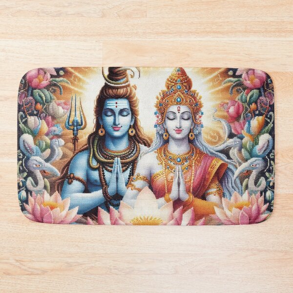 Item preview, Lord Shiva, Goddess Shakti, Lotus Prayer  designed and sold by ApproachingZion.
