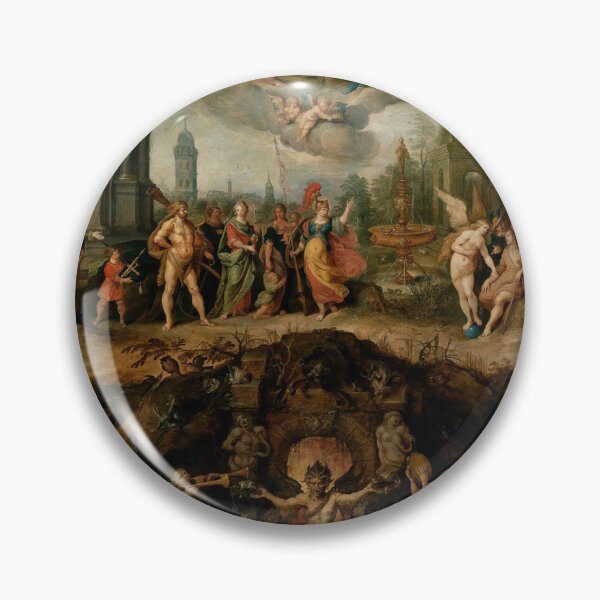 Item preview,  Man Having to Choose between the Virtues and Vices World - Frans Francken II designed and sold by Vintage Designs +.