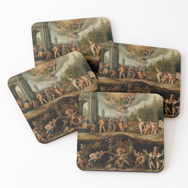 Item preview,  Man Having to Choose between the Virtues and Vices World - Frans Francken II designed and sold by Vintage Designs +.