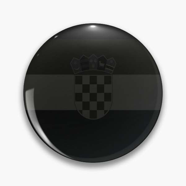 Item preview, Croatia Blackout/Stealth Flag designed and sold by Cestus.