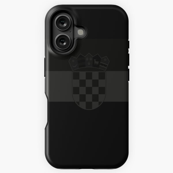 Aperçu de l'œuvre Drapeau de la Croatie Blackout/Stealth créée et vendue par Cestus.
