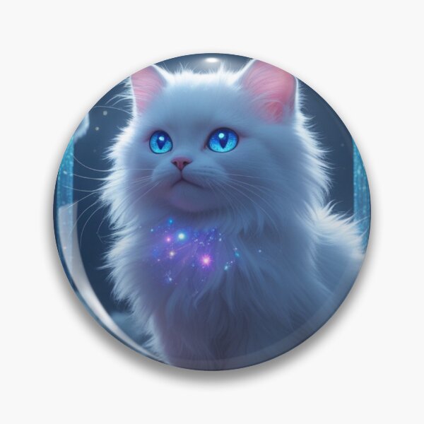 Item preview, Moonbeam’s Secret: The Fluffy Prophet of Lumina Realm" designed and sold by cats-dogs1.