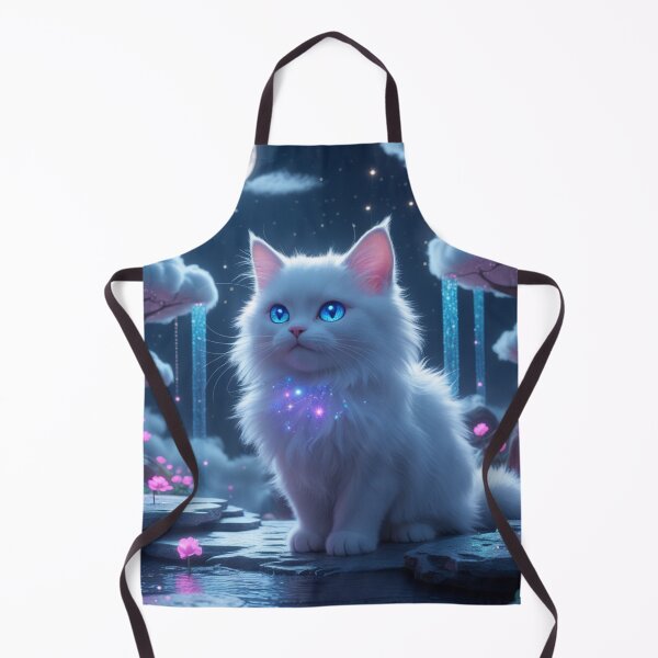 Item preview, Moonbeam’s Secret: The Fluffy Prophet of Lumina Realm" designed and sold by cats-dogs1.