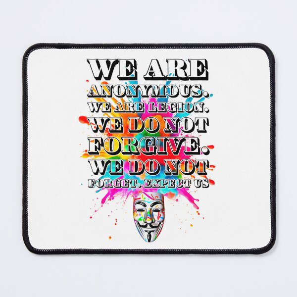 Item preview, Protest slogans. Anonymous. We are legion. designed and sold by Drone-tees.