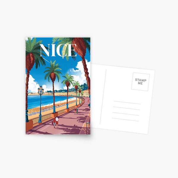 Item preview, Nice Promenade des Anglais designed and sold by PosterDuCoin.